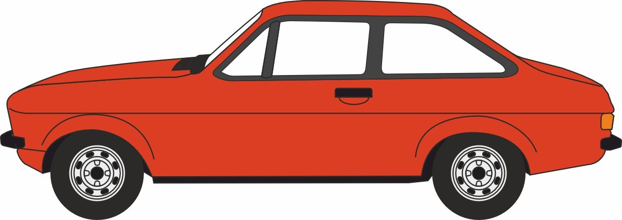 120ESC001 Ford Escort Mk2 Carnival Red
