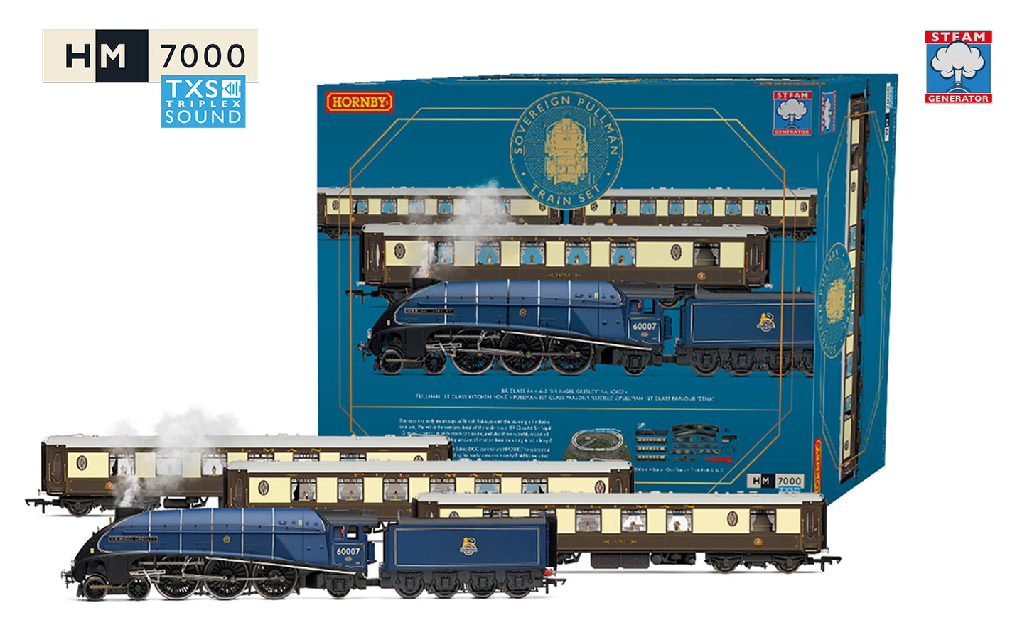 R1295TXSSM Sovereign Pullman Digital Premium Train Set - DCC Sound & Smoke