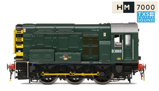 Class 08 0-6-0 D3069 BR Diesel Shunter - DCC Sound Fitted