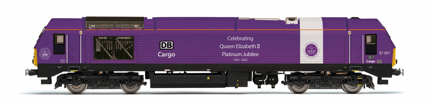 Class 67 DB Cargo Bo-Bo 67007 'Queen's Jubilee' Diesel Locomotive