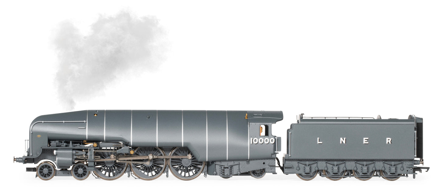 W1 Class 4-6-4 LNER 'Hush Hush' No.10000 (with Steam Generator) Steam Locomotive - DCC Sound & Smoke