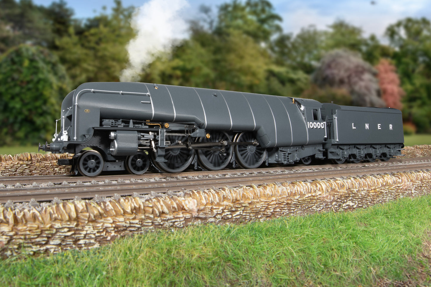 W1 Class 4-6-4 LNER 'Hush Hush' No.10000 (with Steam Generator) Steam Locomotive - DCC Sound & Smoke