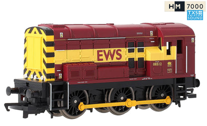 RailRoad EWS Class 08 No.08512 Diesel Locomotive - DCC Sound