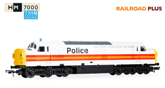 RailRoad Class 37 BR Police Livery '37093' Diesel Locomotive - DCC Sound