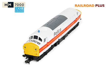 RailRoad Class 37 BR Police Livery '37093' Diesel Locomotive - DCC Sound