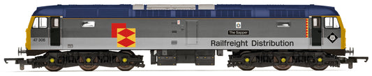 RailRoad Class 47 Railfreight Distribution 'The Sapper' 47306 Diesel Locomotive - DCC Sound