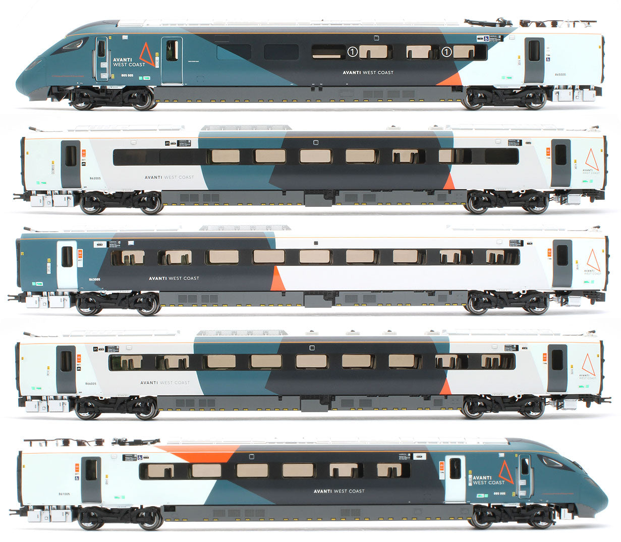 R30443 Avanti West Coast Class 805 'Evero' - 5 Car Train Pack 805005