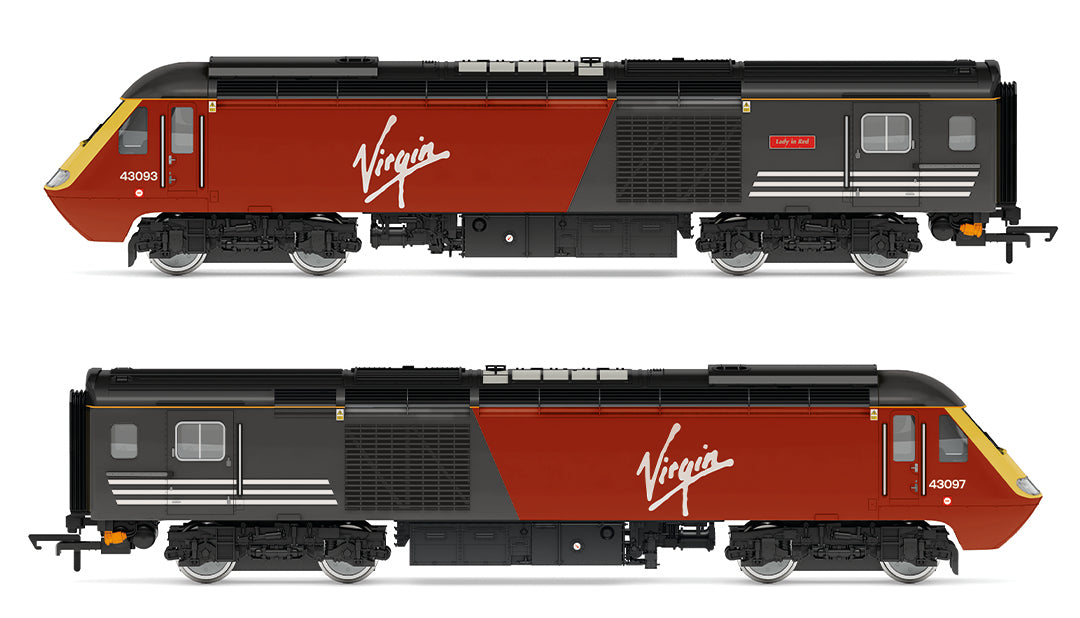 R30463TXS Class 43 HST Virgin 43093 'Lady In Red' + 43097 Train Pack - DCC Sound