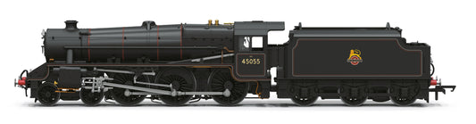 Class 5MT 'Black Five' 4-6-0 BR Black Early Emblem 45055 Steam Locomotive