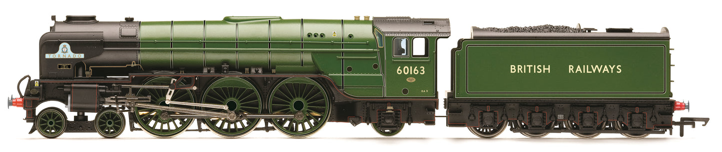 R30519 RailRoad Class A1 4-6-2 BR Green 60163 "Tornado" Steam Locomotive