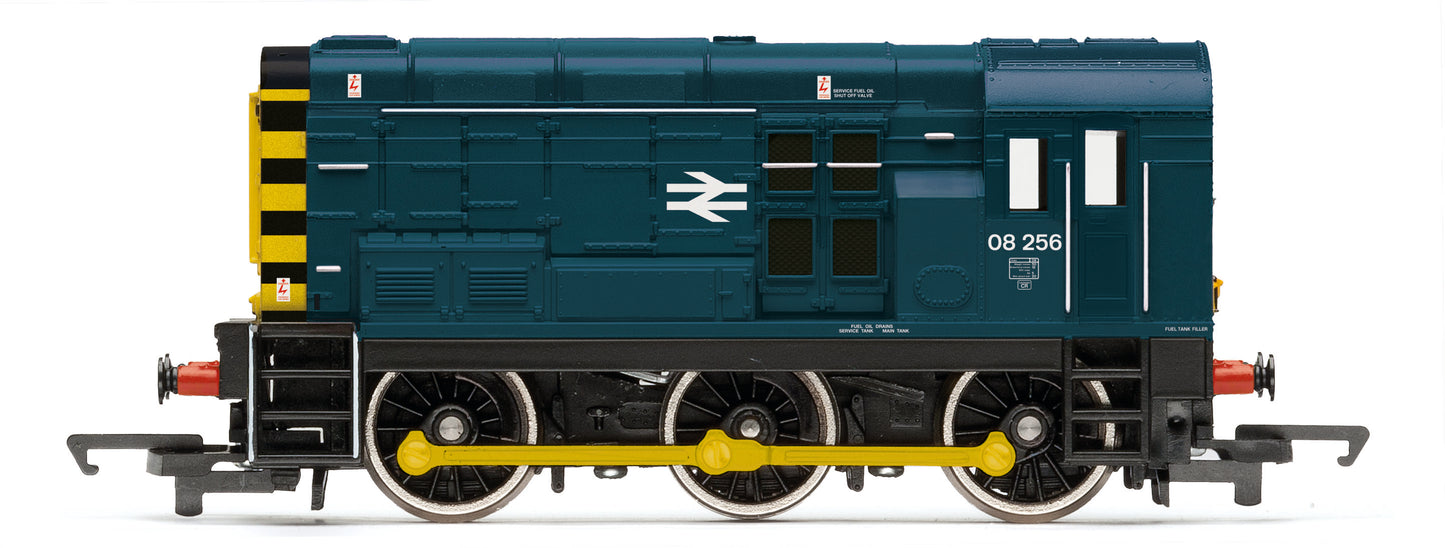 R30546 RailRoad Class 08 BR Blue 08256 Diesel Locomotive