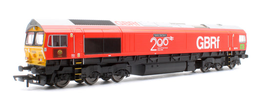 RailRoad GBRf Class 66 Railway 200 'Karen Harrison' 66710 Diesel Locomotive - DCC Sound