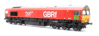 RailRoad GBRf Class 66 Railway 200 'Karen Harrison' 66710 Diesel Locomotive - DCC Sound