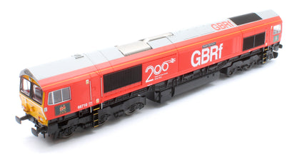 RailRoad GBRf Class 66 Railway 200 'Karen Harrison' 66710 Diesel Locomotive - DCC Sound