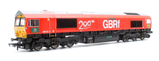 RailRoad GBRf Class 66 Railway 200 'Michael Portillo' 66719 Diesel Locomotive - DCC Sound