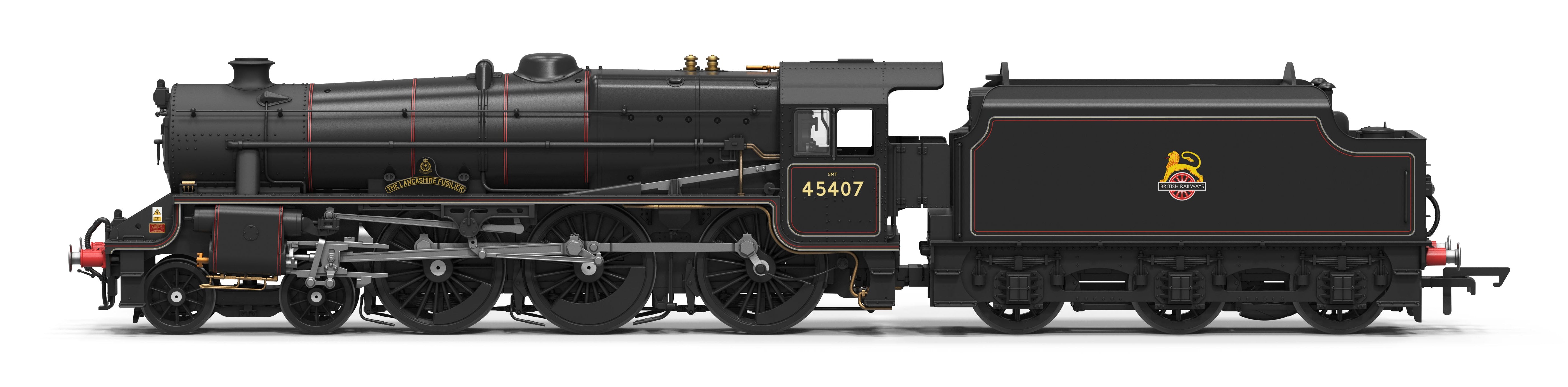 Hornby R30563 Class 5MT 4-6-0 BR Black Early Emblem 45407 – Rails