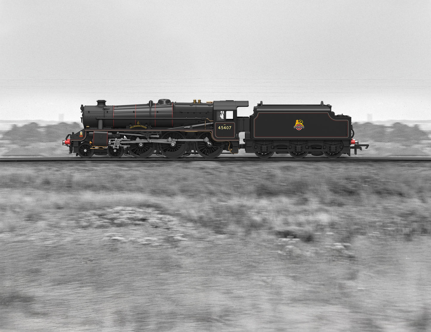 R30563 Class 5MT 4-6-0 BR Black Early Emblem 45407 ‘The Lancashire Fusilier’ (As Preserved Condition’) Steam Locomotive