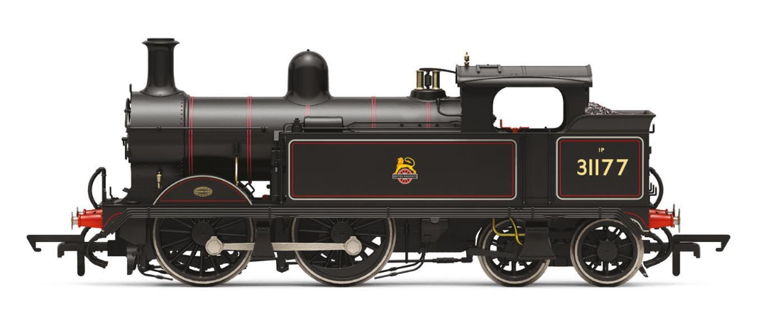 Class H Wainwright 0-4-4T 31177 BR Black Early Emblem Steam Locomotive