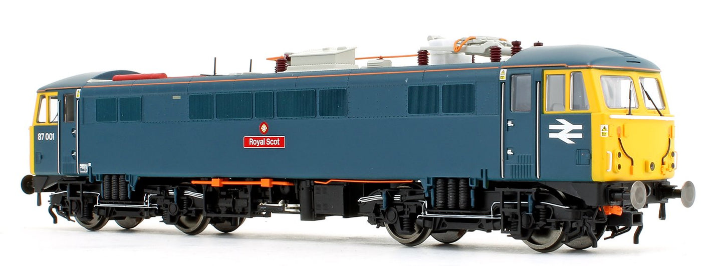 Pre-Owned Class 87 001 (Dual Named) 'Royal Scot' and 'Stephenson' BR Blue Electric Locomotive