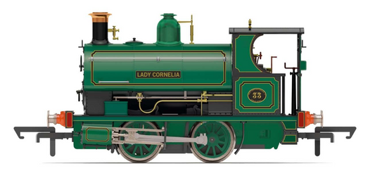 Peckett W4 Class 0-4-0ST 33 'Lady Cornelia' Dowlais Ironworks Green Steam Locomotive