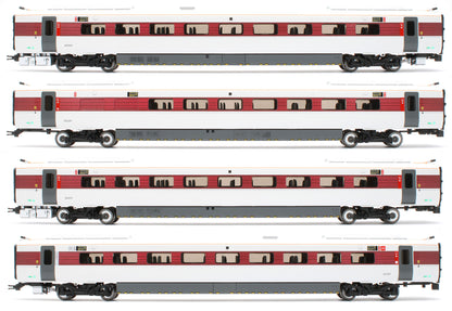 R40493 LNER Azuma Class 801/2 Railway 200 4 Car Coach Pack