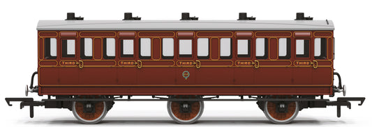 R40539 6 wheel Third Class coach LBSCR Lined Brown 612