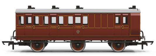 R40540 6 wheel Brake Third coach LBSCR Lined Brown 106