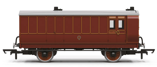R40541 4 wheel Full Passenger Brake coach LBSCR Lined Brown 90