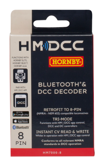 HM7000-8: Bluetooth® & DCC Decoder (8-pin)