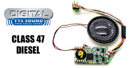 Pre-Owned R8103 Hornby TTS Digital Sound Chip (8pin) with Class 47 Diesel Sounds