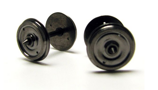 14.1mm Coach Wheels - 2 hole (Pack 10)