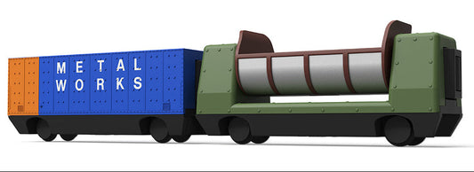 R9374 Playtrains Open Wagon and Tipper Wagon Pack of 2