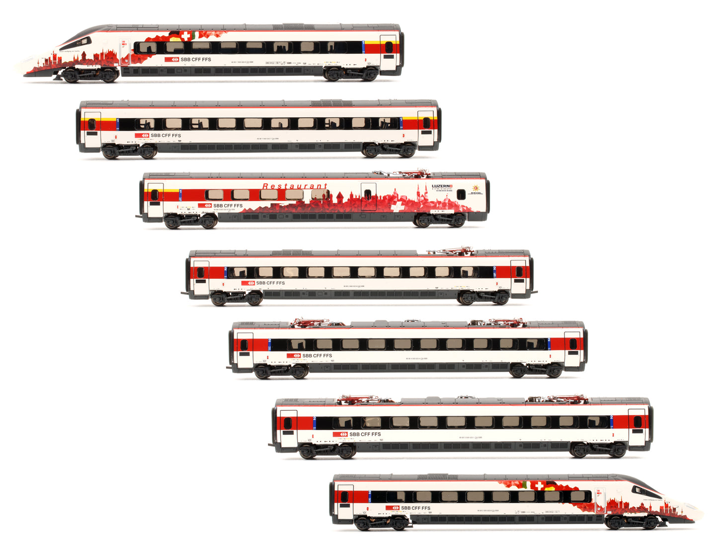 HN2472S-3505 Pre-Owned SBB RABe 503 022-0 7 Car Electric Unit - DCC Sound
