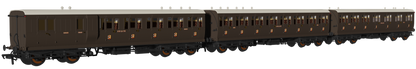 'Evolution' 48' SECR Wellington Brown Non-Corridor Carriage No.1063, 885 & 1014 Triple Pack
