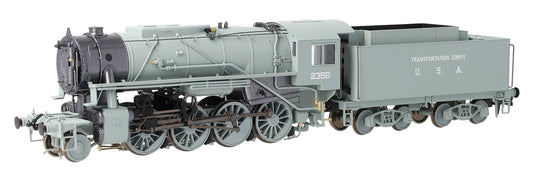 926004 USATC S160 2-8-0 SR Wartime Light Grey with Transportation Corps U.S.A on Tender No.2356 Steam Locomotive