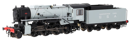926006 USATC S160 2-8-0 Big Jim Light Grey with Transportation Corps U.S.A on Tender No.5820 (as Preserved) Steam Locomotive