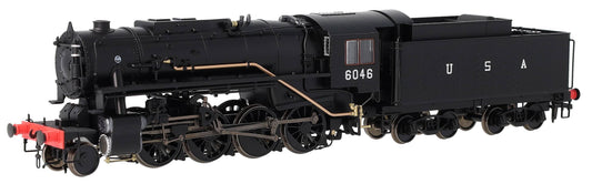 926007 USATC S160 2-8-0 Black U.S.A on Tender No.6046 (as Preserved) Steam Locomotive