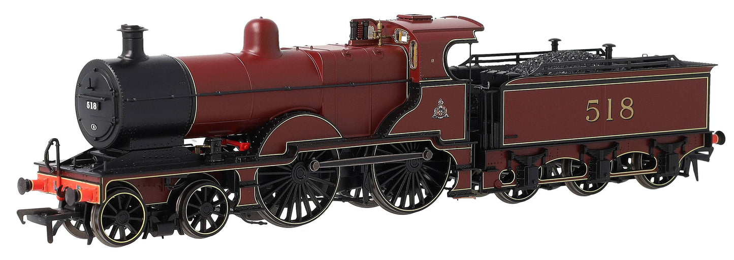 974003 Midland Railway 483 Class 4-4-0 Crimson No.518 Steam Locomotive