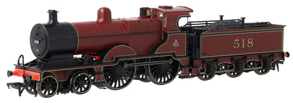 974003 Midland Railway 483 Class 4-4-0 Crimson No.518 Steam Locomotive