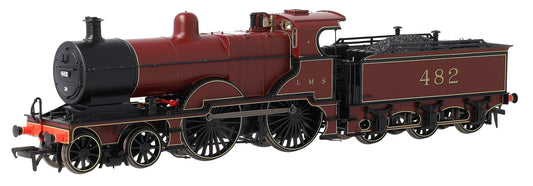 974005 Midland Railway 483 Class 4-4-0 LMS Crimson No.482 (Small Letters) Steam Locomotive