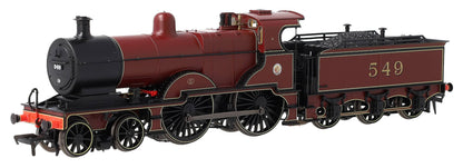 974006 Midland Railway 483 Class 4-4-0 LMS Crimson No.549 (Cabside Roundel) Steam Locomotive