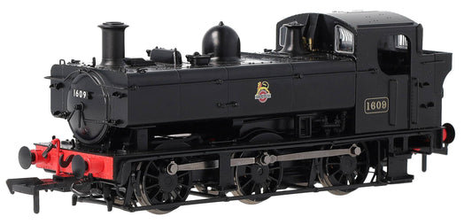 MR-301A Class 16xx 0-6-0PT BR Black Early Emblem 1609 Steam Locomotive