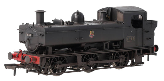 MR-302B Class 16xx 0-6-0PT BR Black Early Emblem 1649 - Steam Locomotive - Weathered