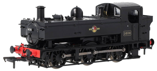 MR-304A Class 16xx 0-6-0PT BR Black Late Crest 1636 Steam Locomotive