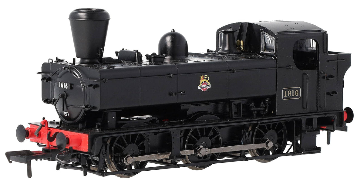 MR-307A Class 16xx 0-6-0PT BR Black Early Emblem 1616 Steam Locomotive