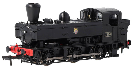 MR-307A Class 16xx 0-6-0PT BR Black Early Emblem 1616 Steam Locomotive