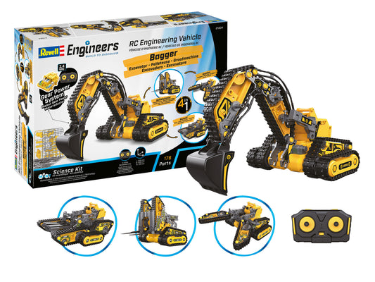RC Engineering Vehicle 4in1 Revell Engineers Model Kit