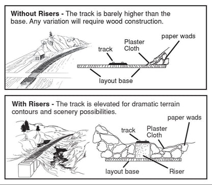 4 Inch Riser - 8 Piece Bulk Pack