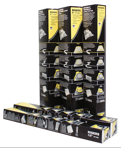 4 Inch Riser - 8 Piece Bulk Pack