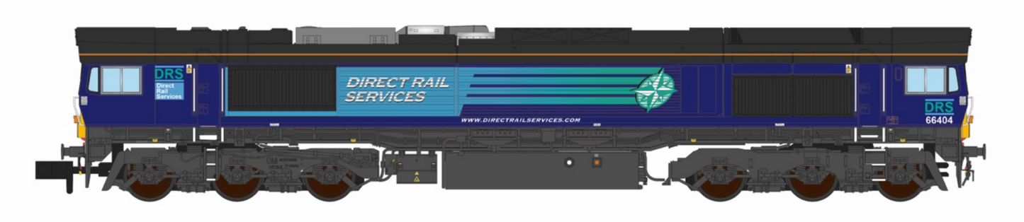 Class 66 66404 DRS Compass Diesel Locomotive - DCC Sound